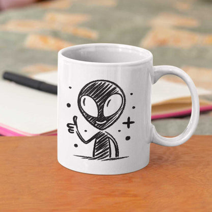 Grey Alien Mug II