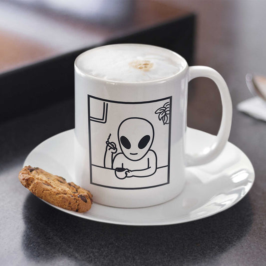 Grey Alien Mug V