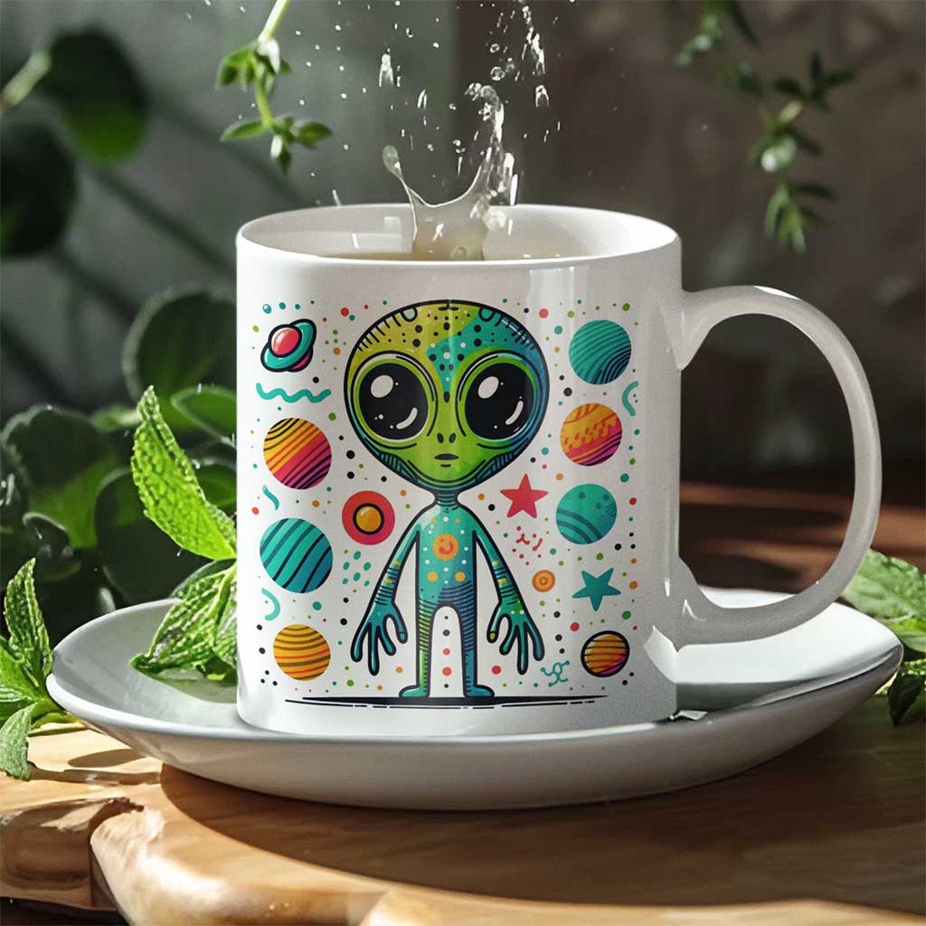 Grey Alien Mug VI